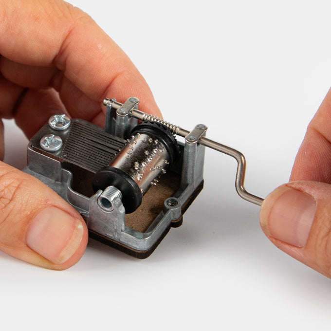 Imagine Hand Crank Music Box