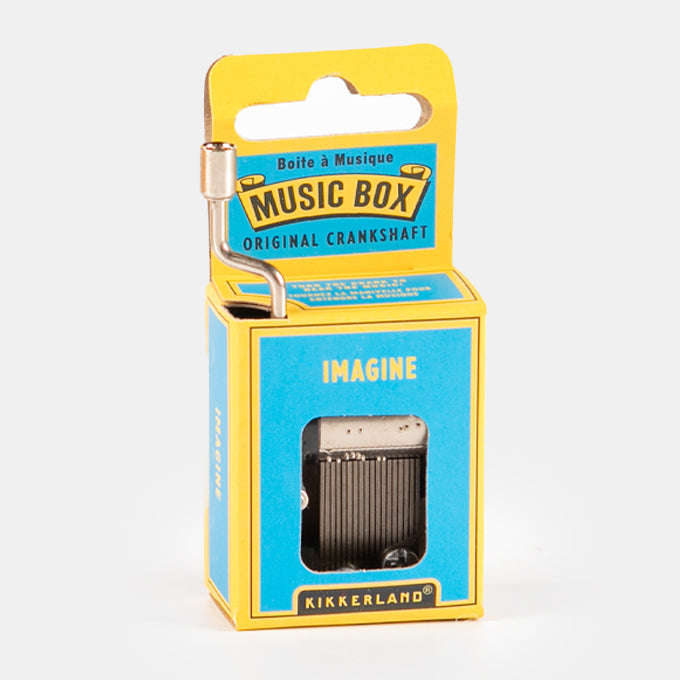 Imagine Hand Crank Music Box