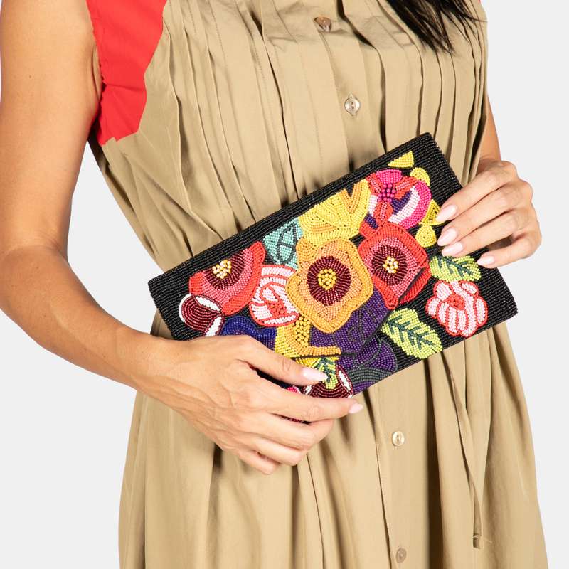 Virginia Beaded Clutch Bag