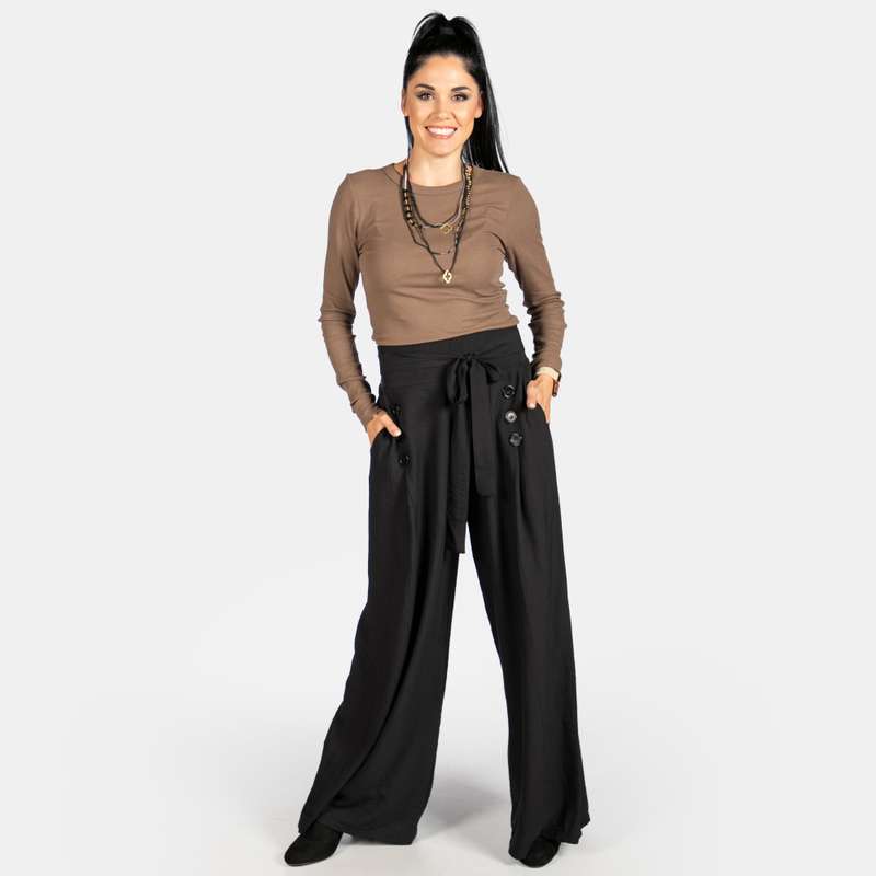 6 Button Pants