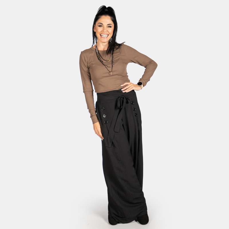 6 Button Pants