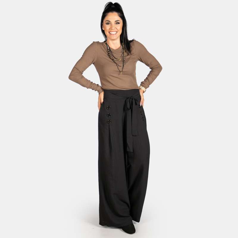 6 Button Pants