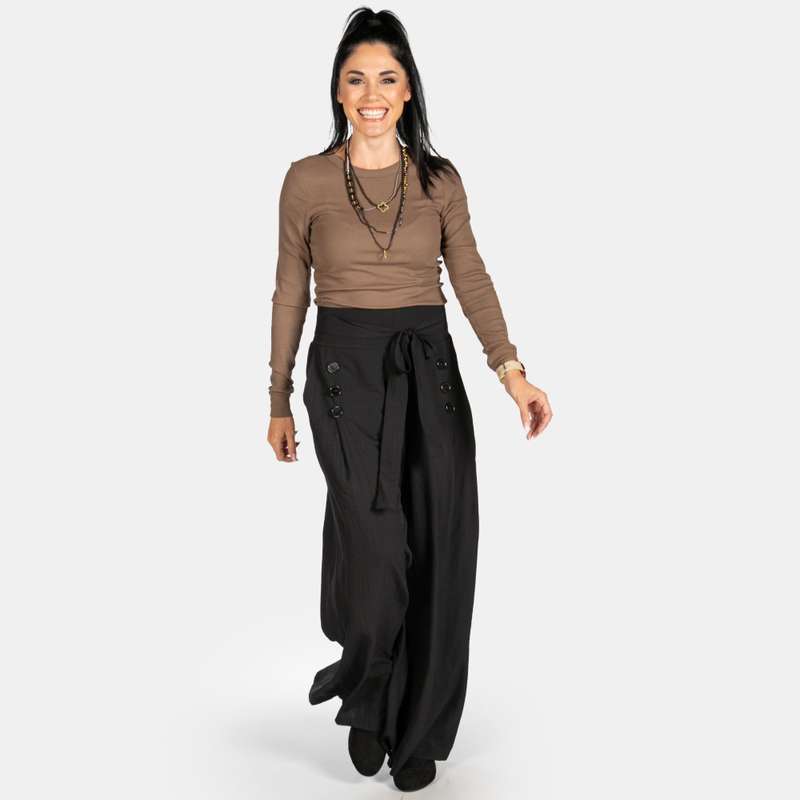 6 Button Pants