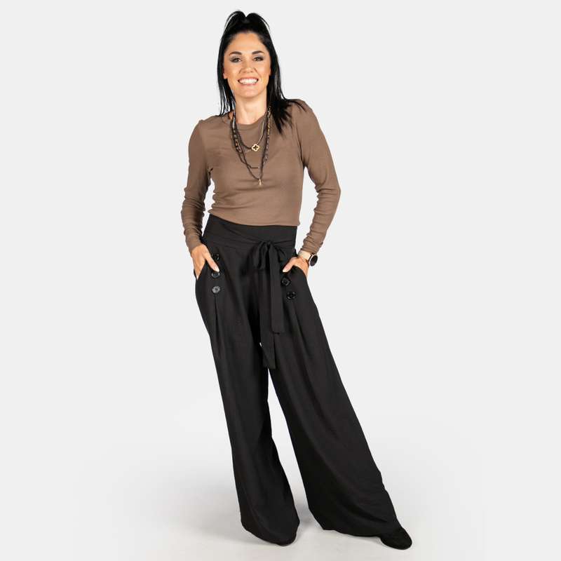 6 Button Pants