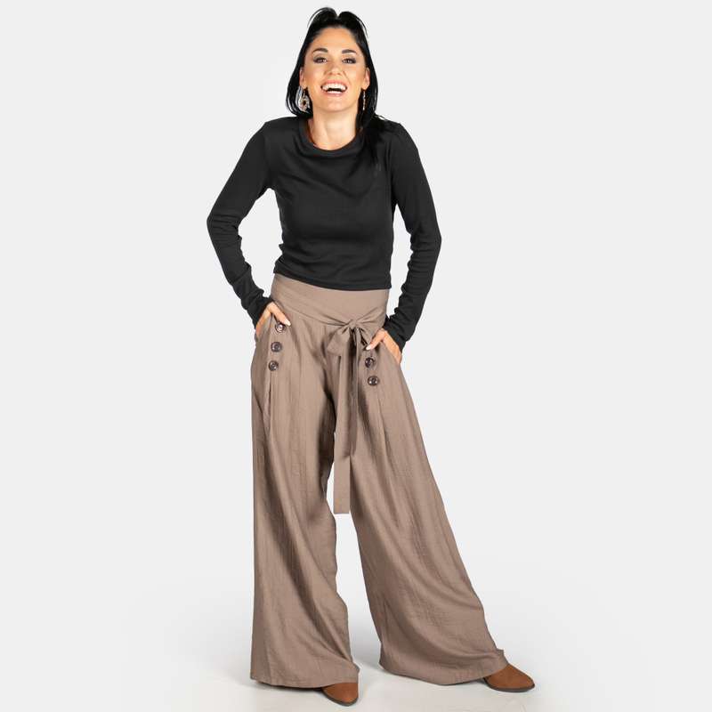 6 Button Pants