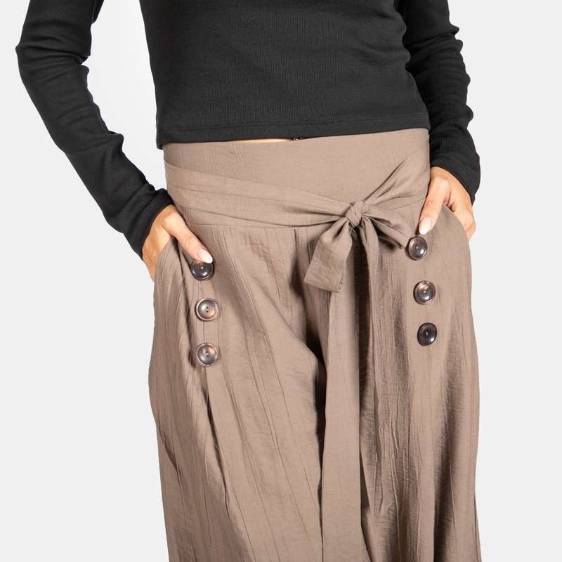 6 Button Pants