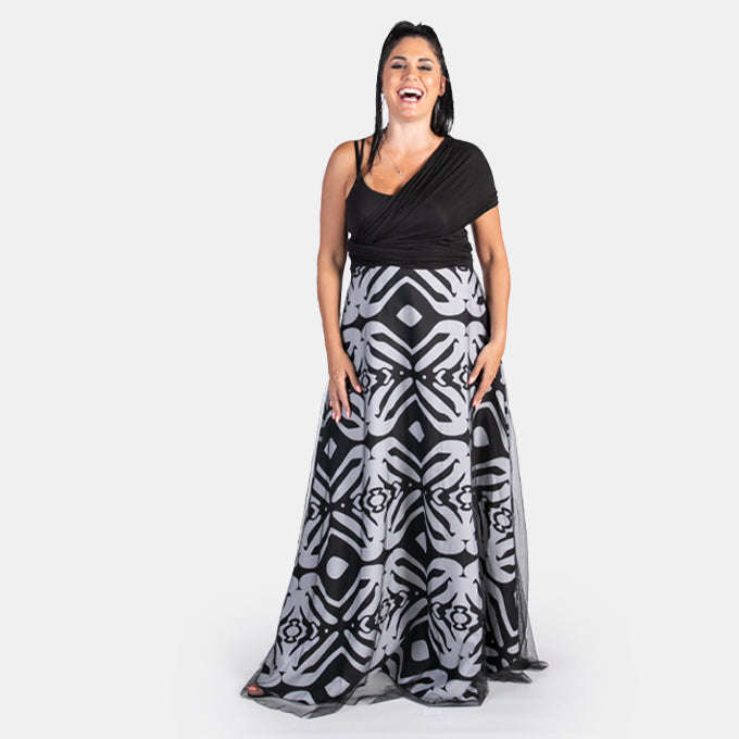 Women's Maxi Arty Dress can be tied in 8 Ways