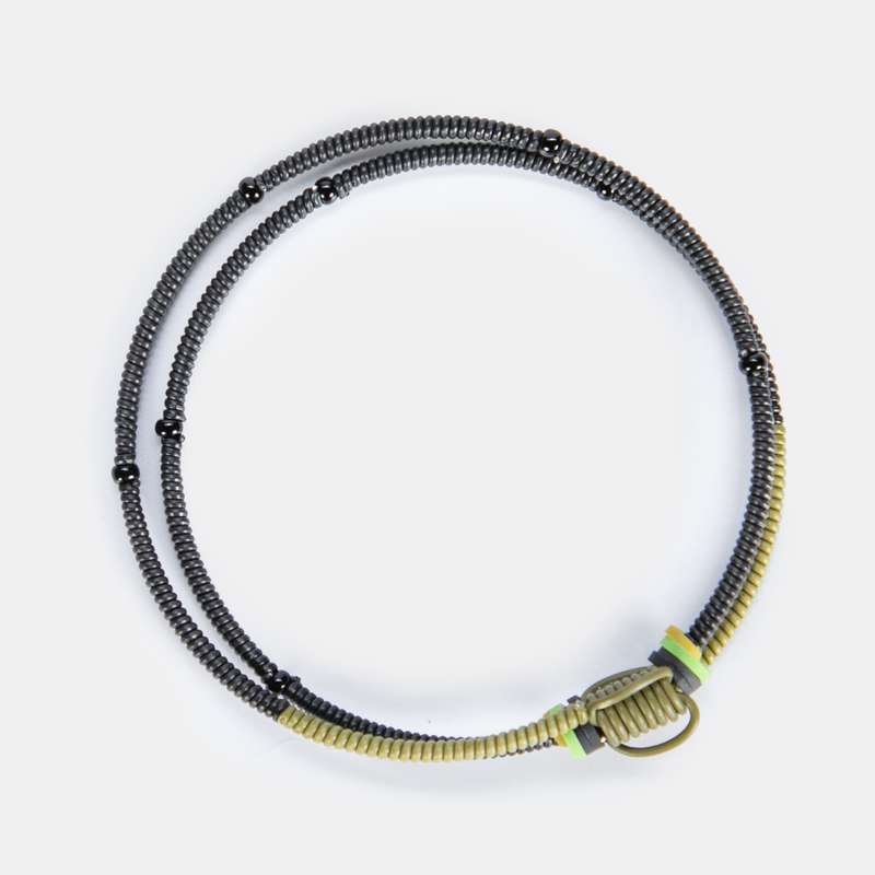 Women's Double Snake Bracelet Twist Scoobie Wire Design