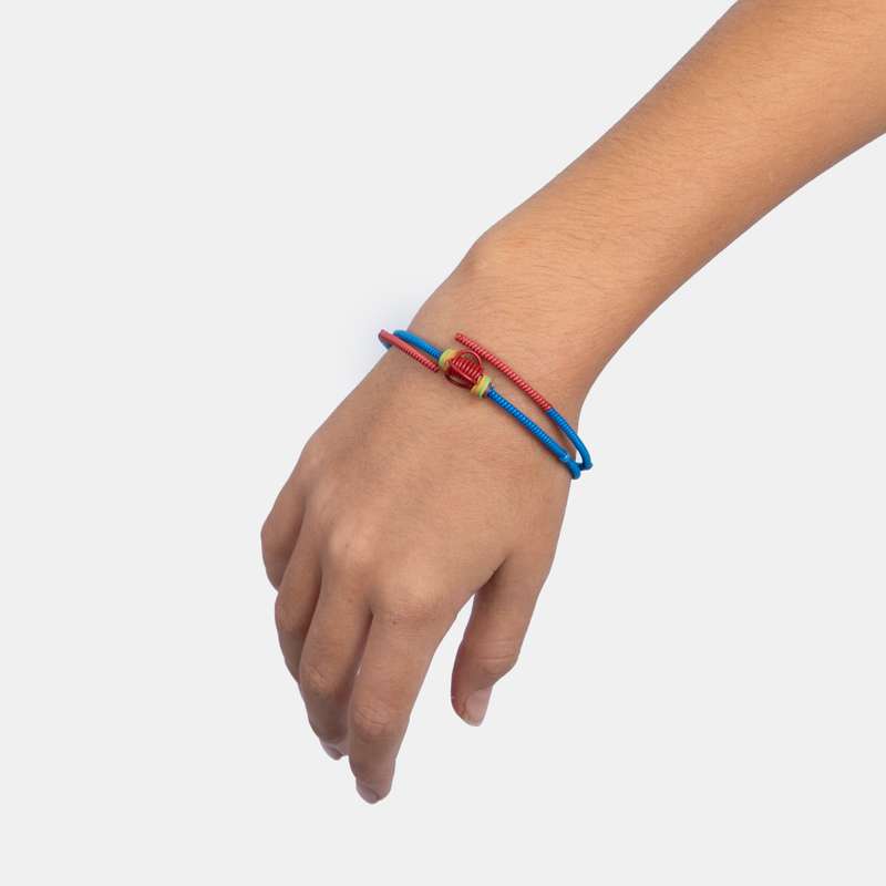Women's Double Snake Bracelet Twist Scoobie Wire Design
