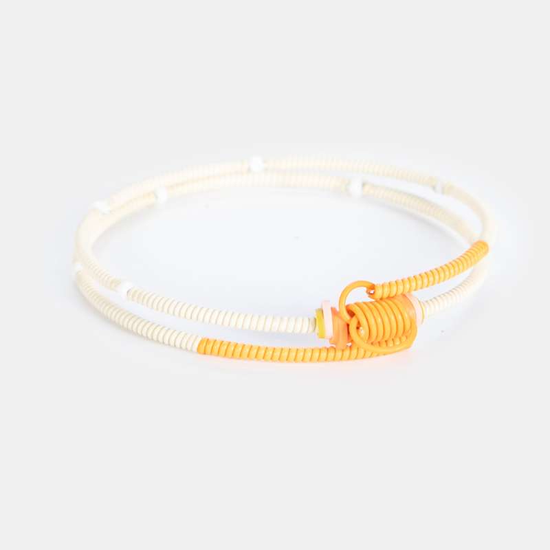 Women's Double Snake Bracelet Twist Scoobie Wire Design