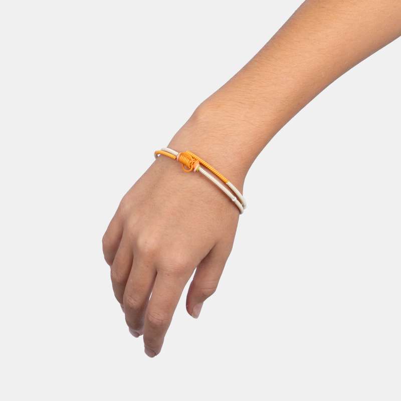 Women's Double Snake Bracelet Twist Scoobie Wire Design