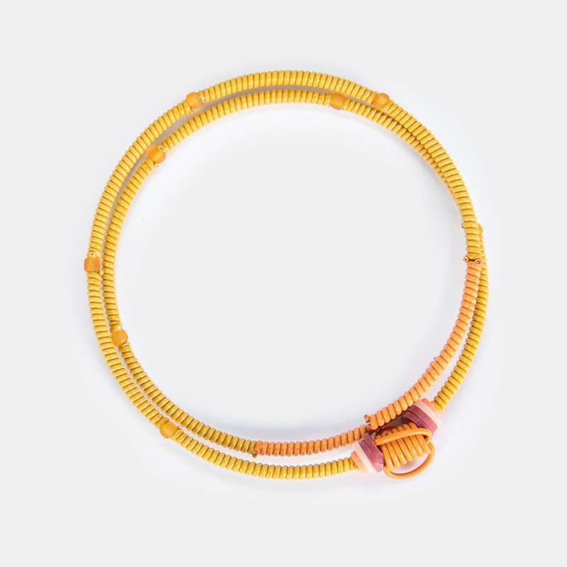 Women's Double Snake Bracelet Twist Scoobie Wire Design