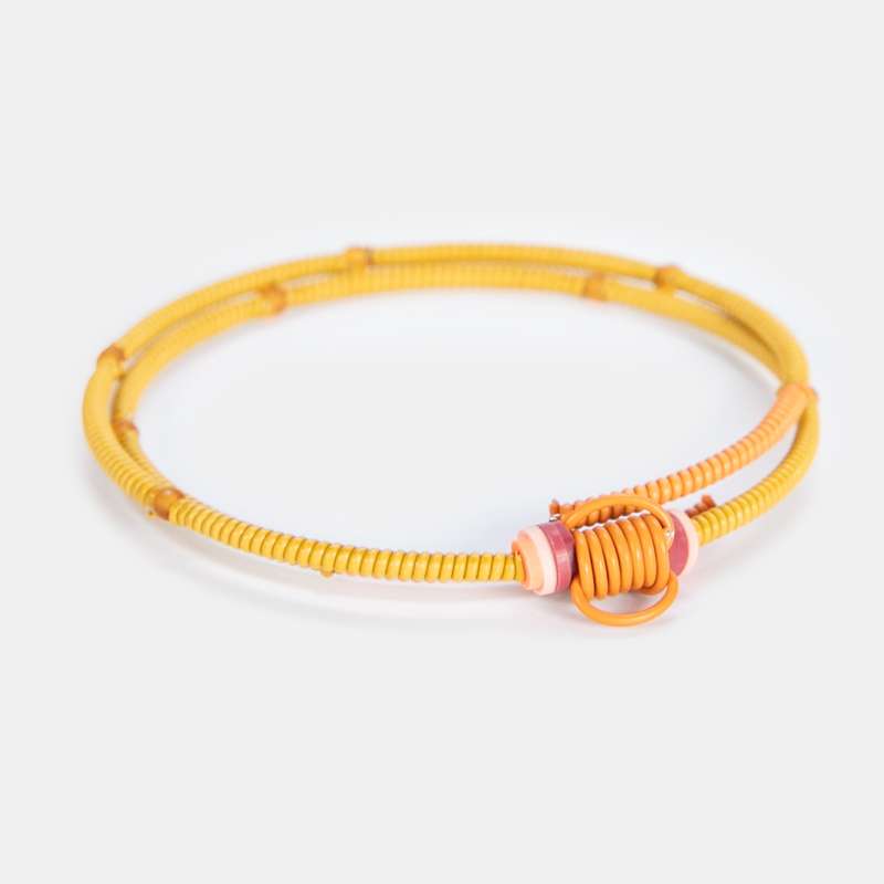 Women's Double Snake Bracelet Twist Scoobie Wire Design