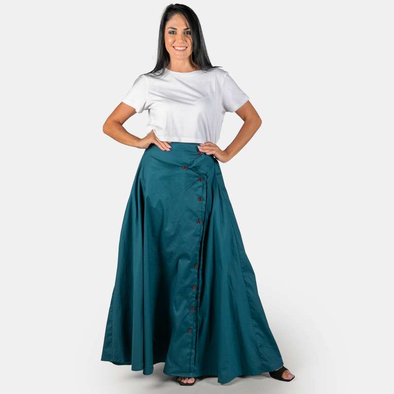 Ladies' Button Up Erin Skirt