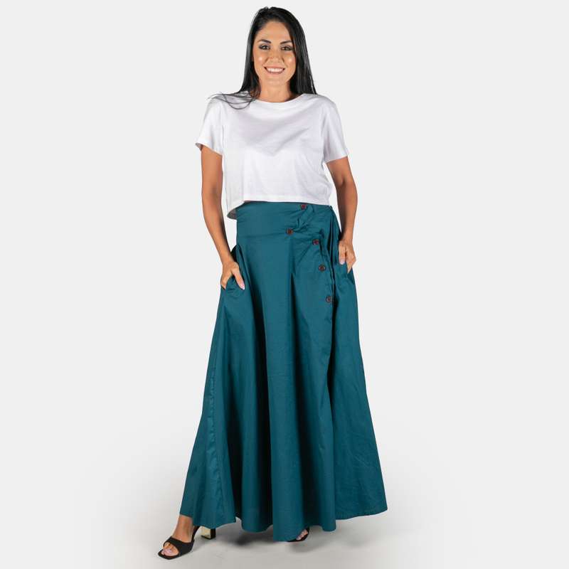 Ladies' Button Up Erin Skirt
