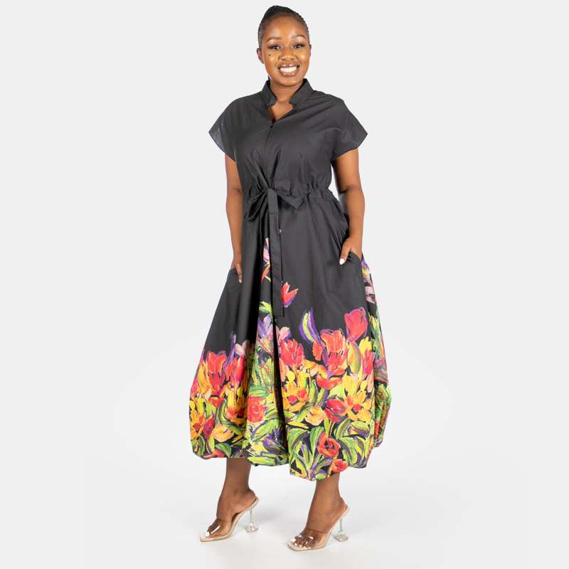 Women's Magic Garden Floral Design Dress
