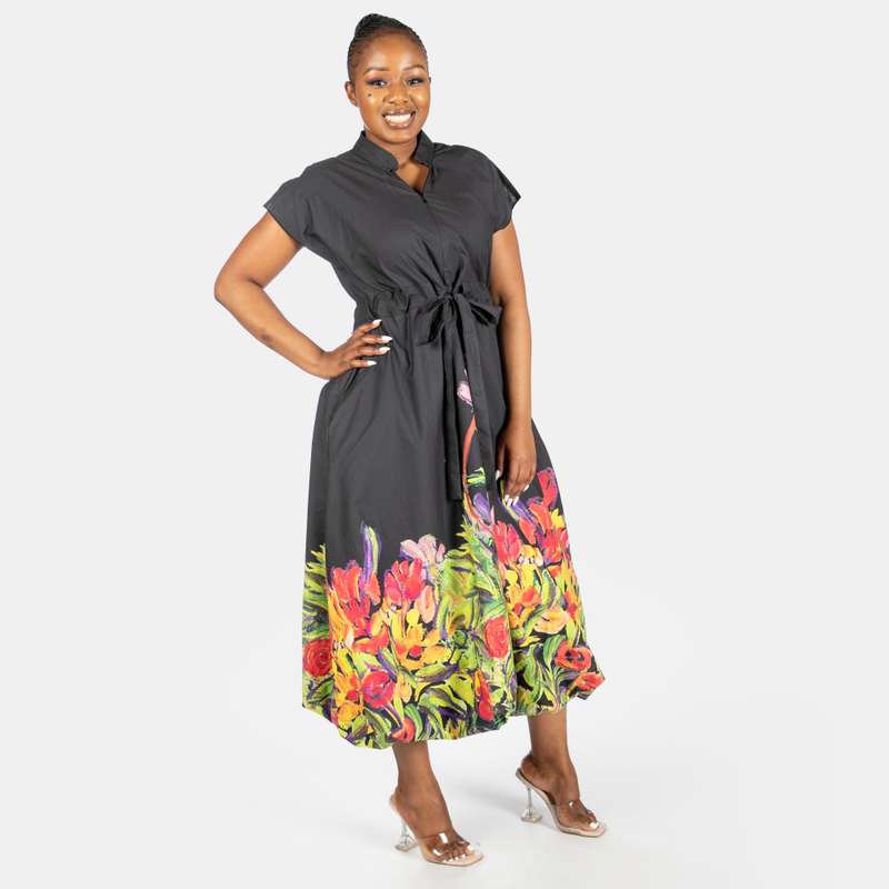 Women's Magic Garden Floral Design Dress