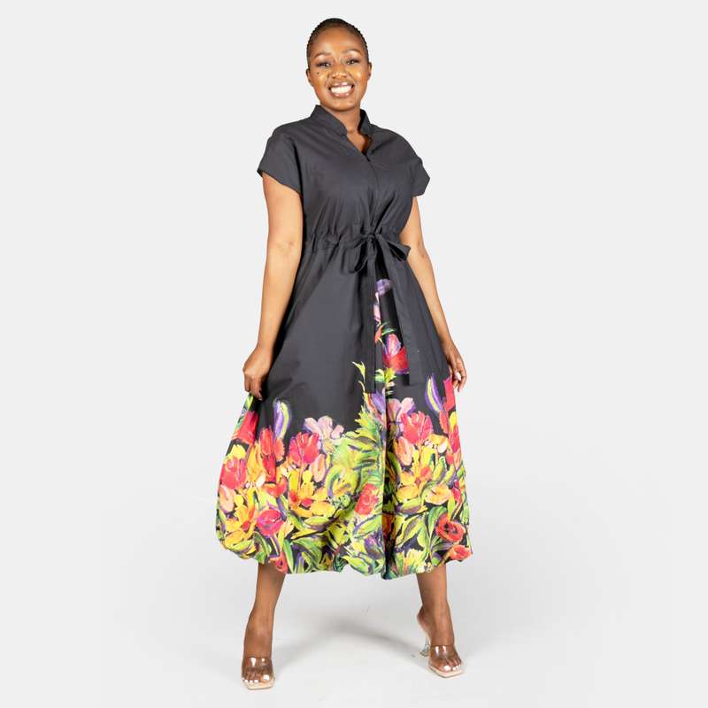Women's Magic Garden Floral Design Dress