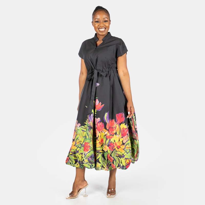 Women's Magic Garden Floral Design Dress