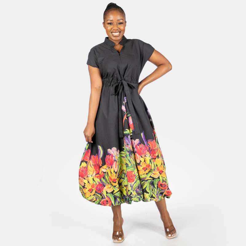 Women's Magic Garden Floral Design Dress