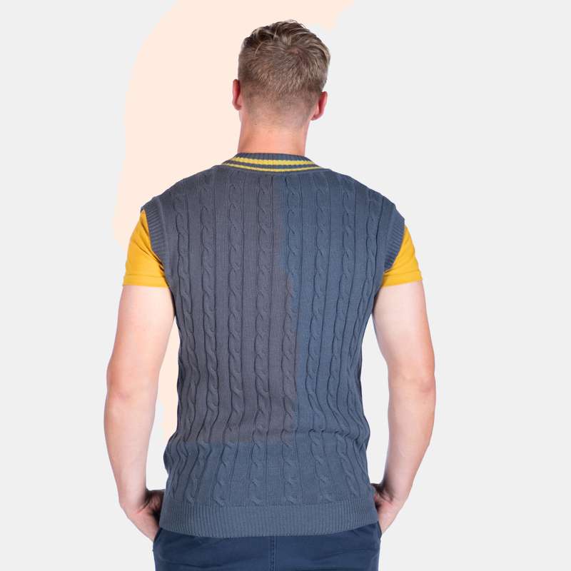 Men's Cricket Cable Traditional Preppy Striped Pullover
