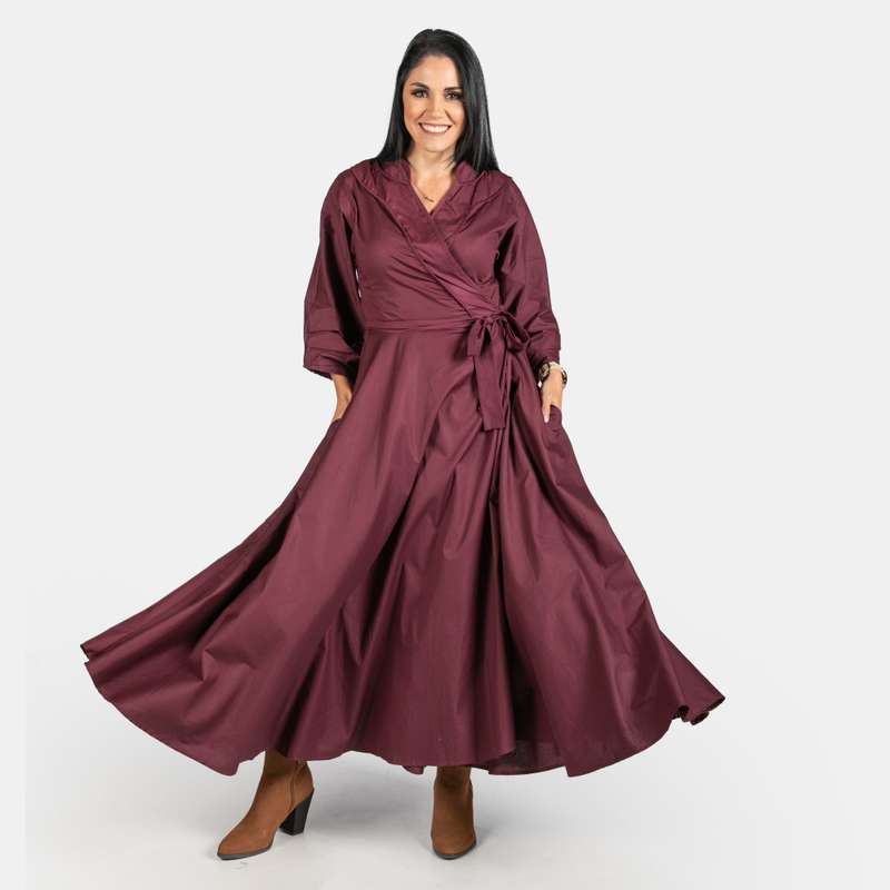 Ladies' Scarlet Wrap Dress