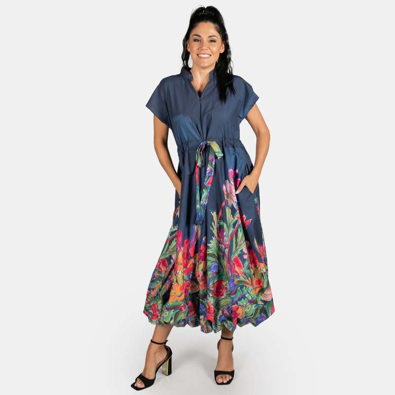 Women's Magic Garden Floral Design Dress