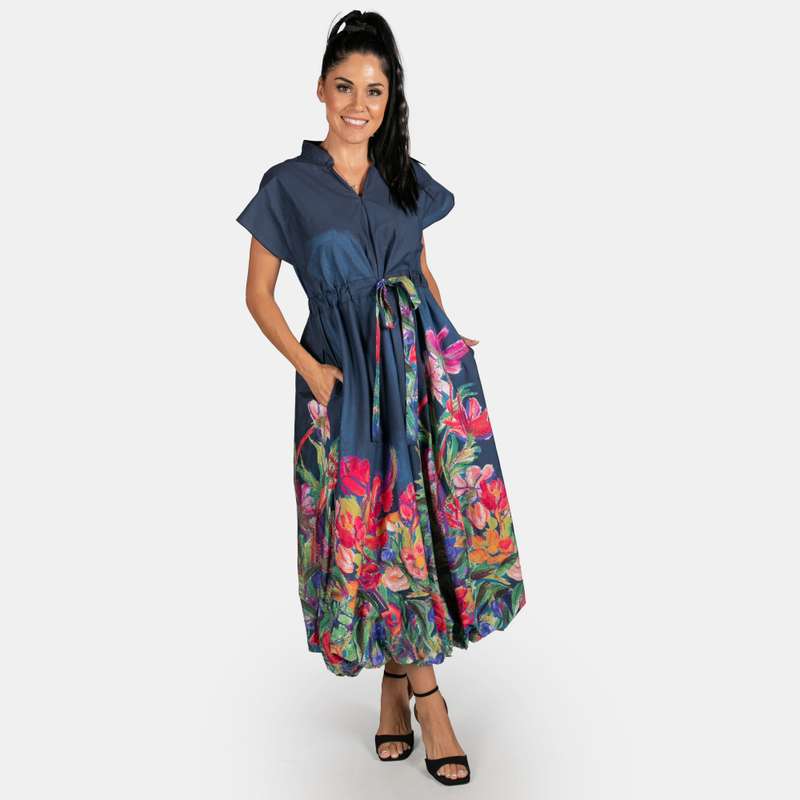 Women's Magic Garden Floral Design Dress