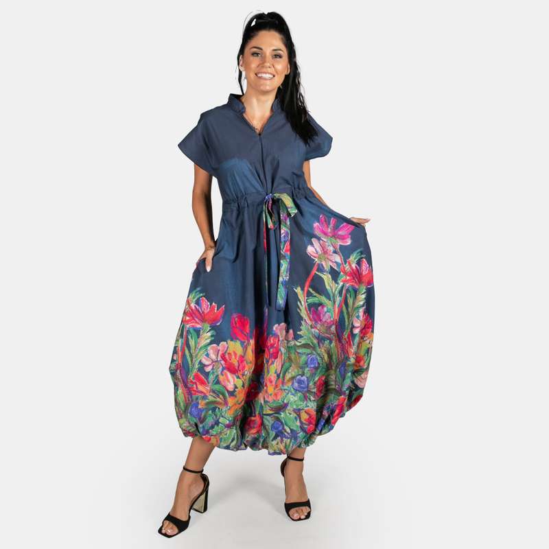 Women's Magic Garden Floral Design Dress