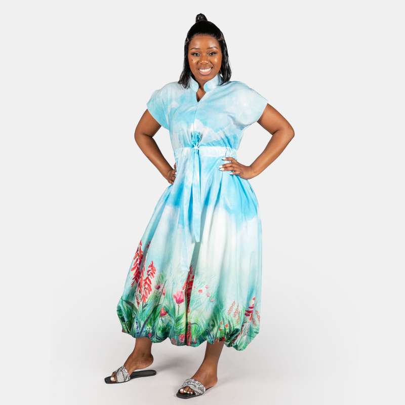 Women's Magic Garden Floral Design Dress