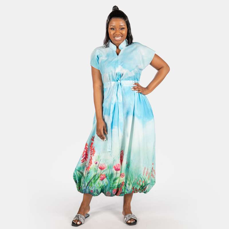 Women's Magic Garden Floral Design Dress