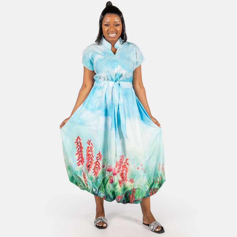 Women's Magic Garden Floral Design Dress