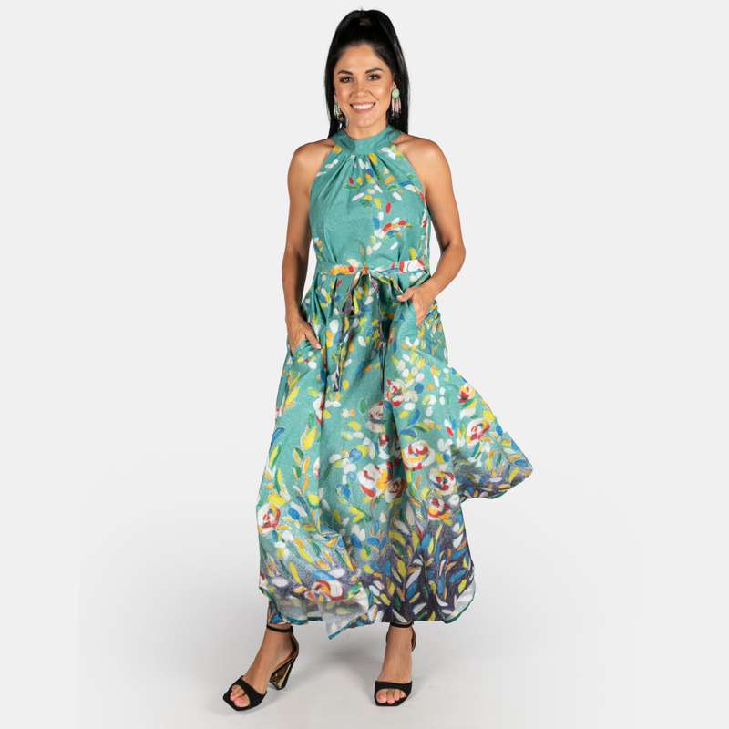 Women's Halter Neck Miami Dress