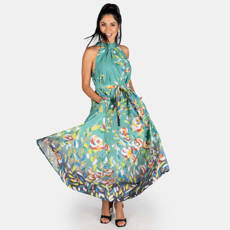 Women's Halter Neck Miami Dress