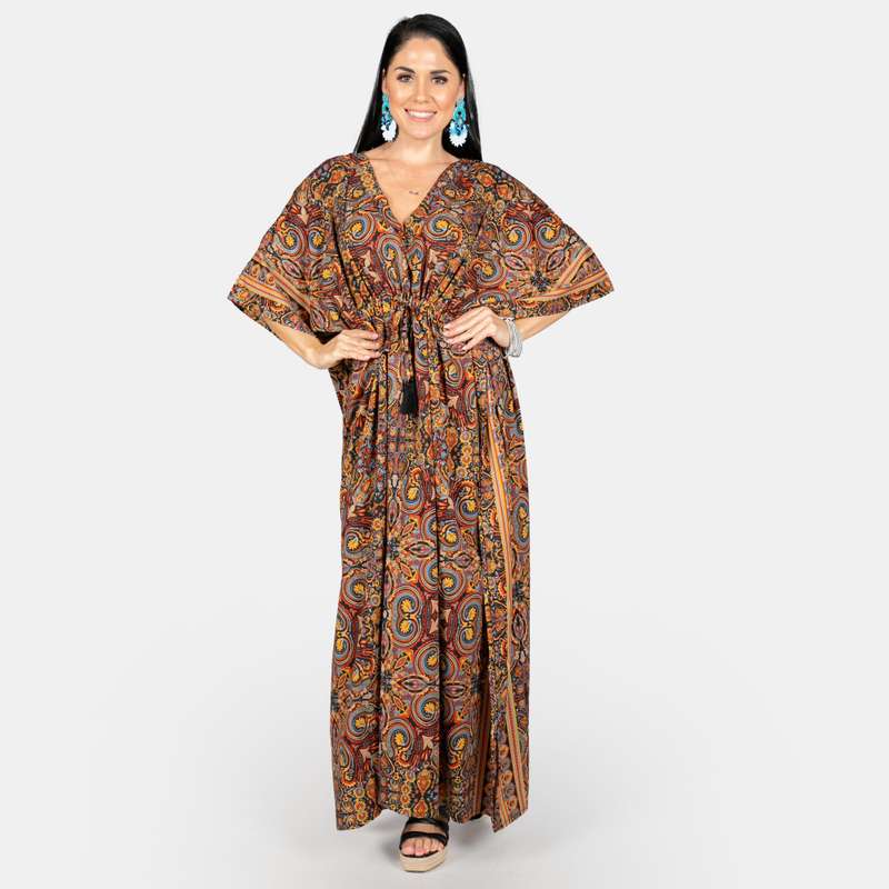 Women's Zanzibar Summer Silk Blend Kaftan