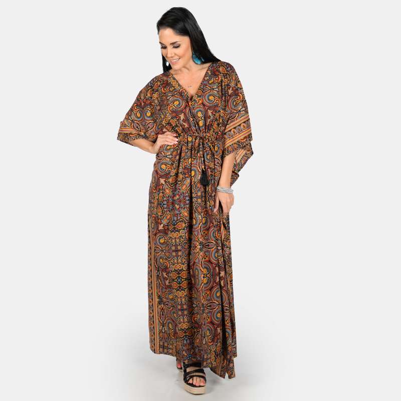 Women's Zanzibar Summer Silk Blend Kaftan