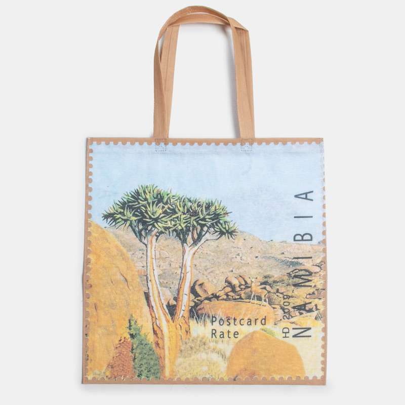Namibia Landscape Stamp Portfolio Bag
