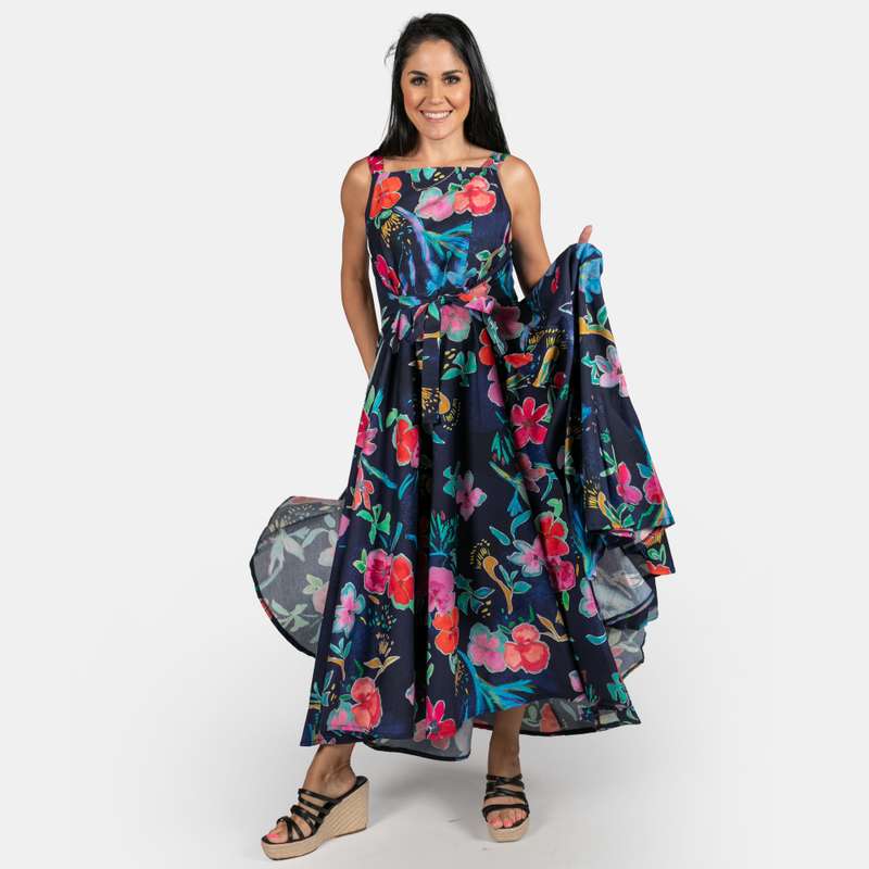 Women's Sleeveless Print Melrose Dress