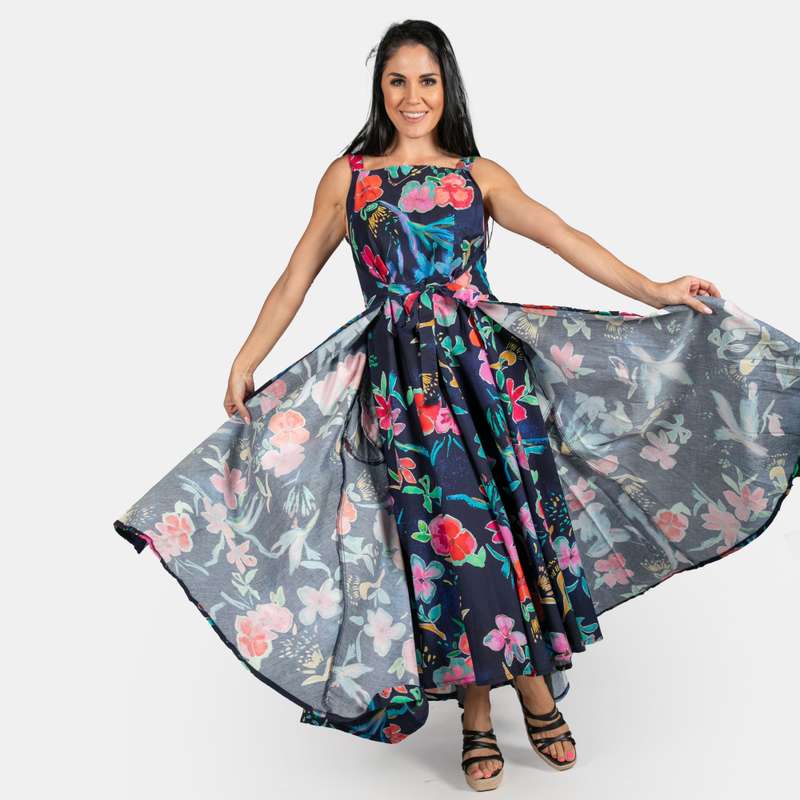 Women's Sleeveless Print Melrose Dress