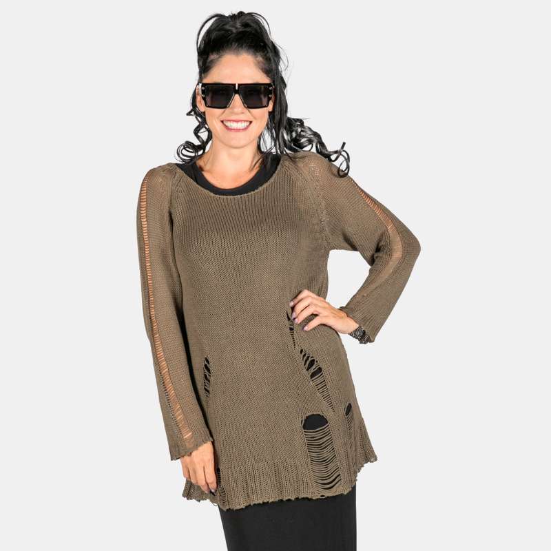 Ladies' Distressed Jersey