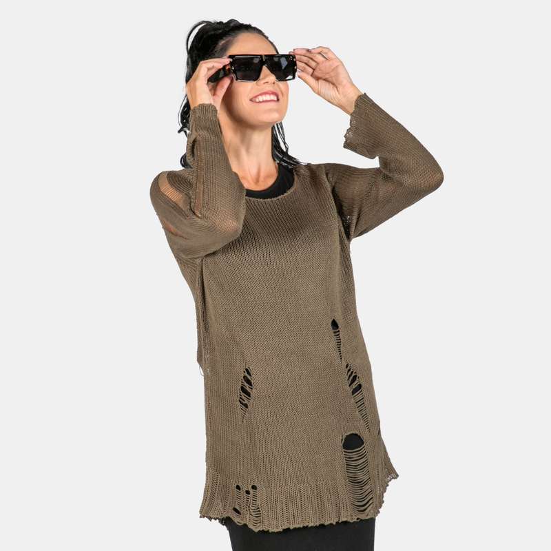 Ladies' Distressed Jersey