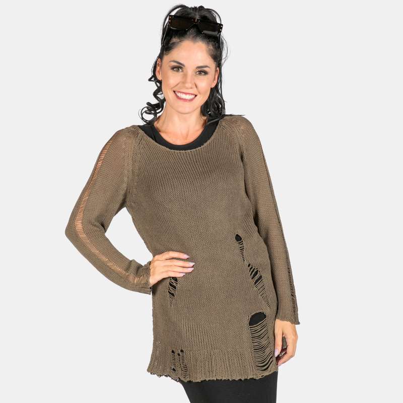 Ladies' Distressed Jersey