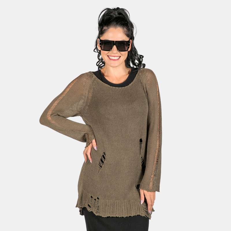 Ladies' Distressed Jersey