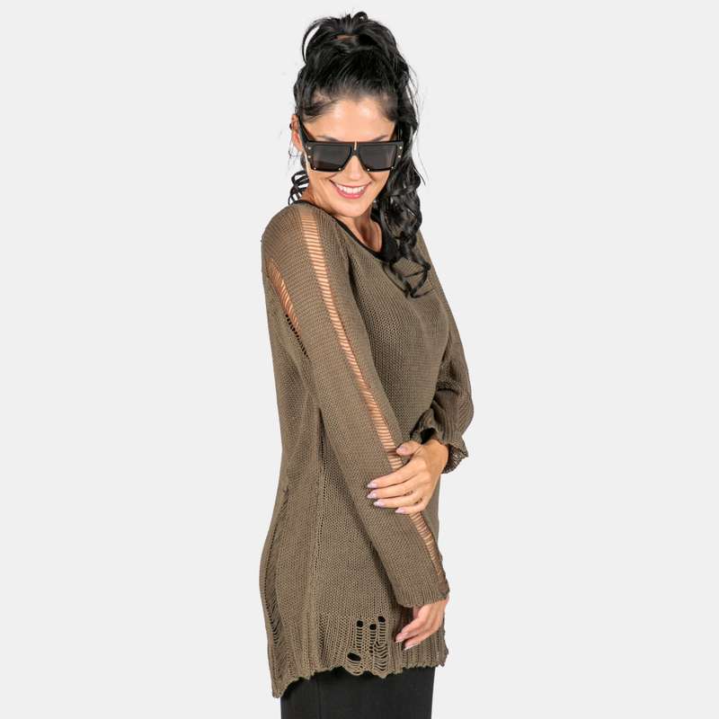 Ladies' Distressed Jersey