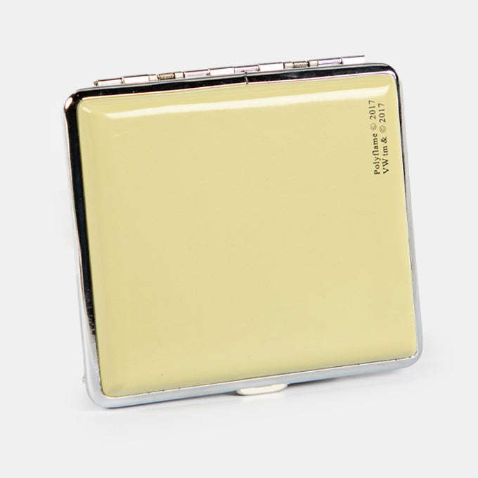 Retro Yellow Cigarette Case - GREEN