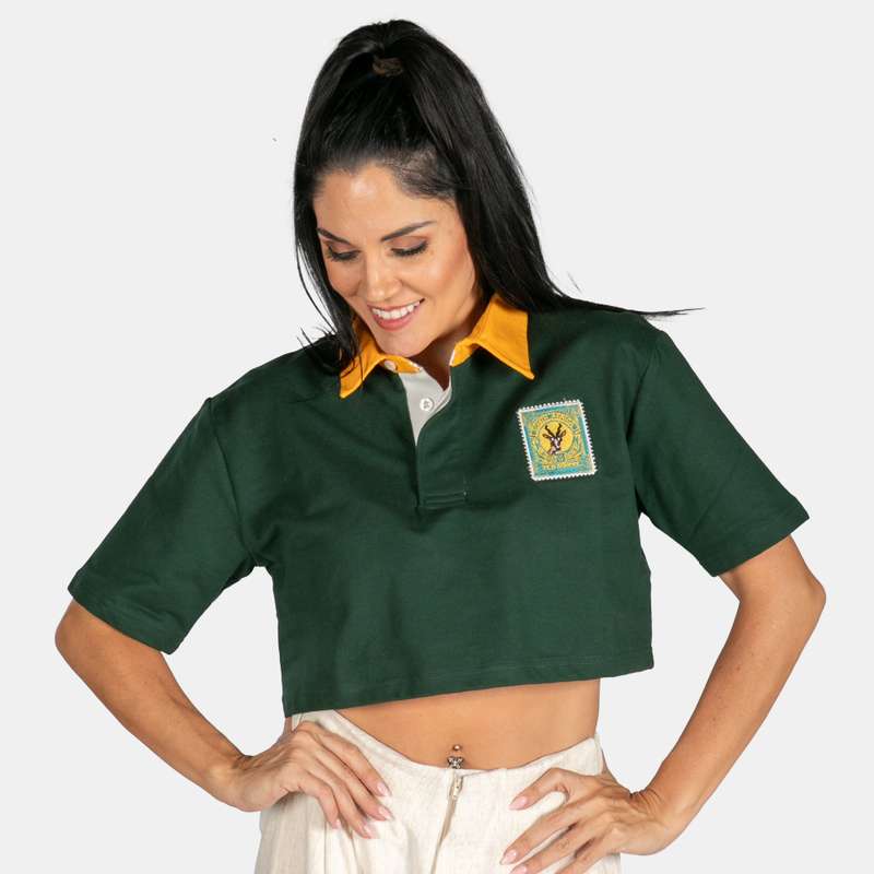Old School SA Supporter Crop Top