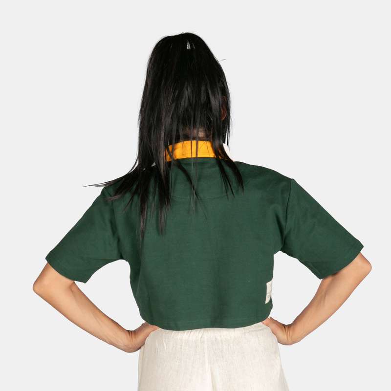 Old School SA Supporter Crop Top