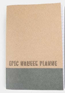 Epic naweek planne Notebook