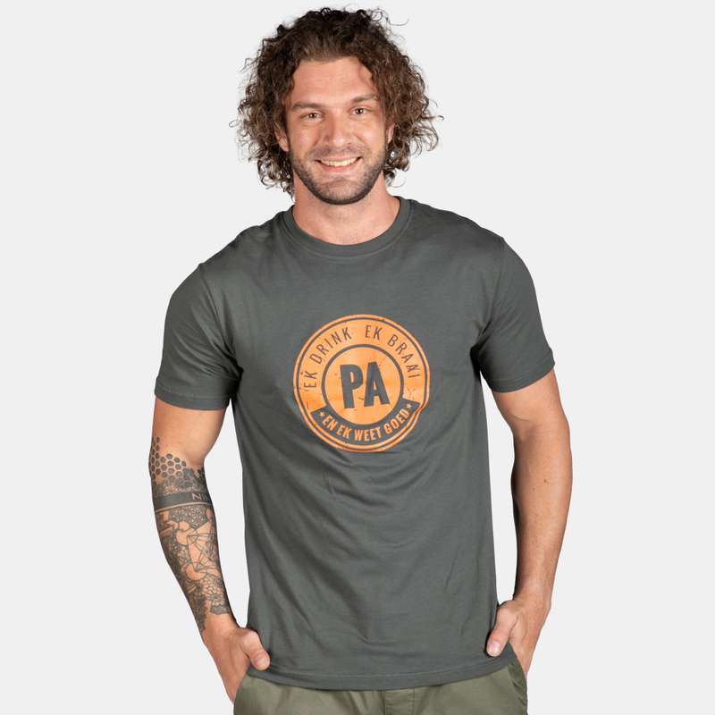 Men's Drink, Braai, Weet Pa T-Shirt