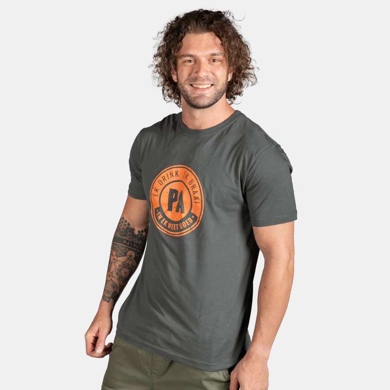 Men's Drink, Braai, Weet Pa T-Shirt